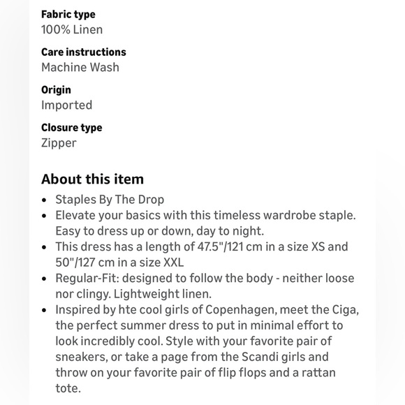 Linen Maxi Ciga Halter Dress - Picture 5 of 9